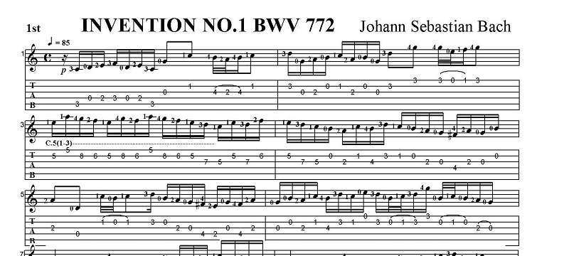 nE[oXeBAEobn@CxV No.1 BWV 772 1st