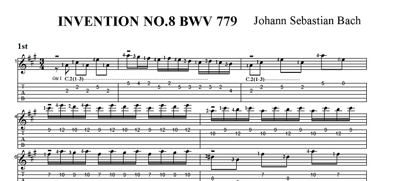 nE[oXeBAEobn@CxV No.8 BWV 779 1st